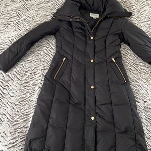 Cole Haan Down Puffer Black Winter Coat Jacket , size small.